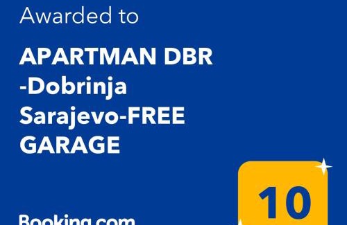 Novi Grad Sarajevo Apartamento | APARTMAN DBR -Dobrinja Sarajevo-FREE GARAGE