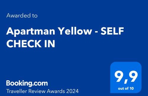 Osijek Apartamento | Apartman Yellow - SELF CHECK IN