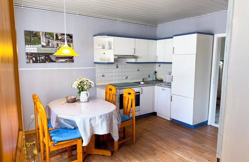 Brodersby Apartamento | Apartamento 'Block' con terraza privada, jardín compartido y Wi-Fi