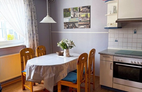 Brodersby Apartamento | Apartamento 'Block' con terraza privada, jardín compartido y Wi-Fi