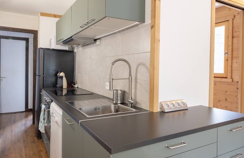 Les Contamines-Montjoie Apartamento | Apartamento "5 à 6 Personnes" con vistas a la montaña y piscina compartida