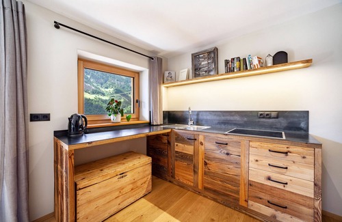 San Leonardo in Passiria Apartamento | Apartamento 'Bergchalet Prantach W75' con vistas a la montaña, terraza compartida y Wi-Fi