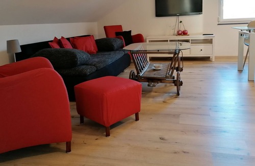Leiselheim Apartamento | Apartment Kirsche, 68qm, 2 Schlafzimmer, Max. 4 Personen