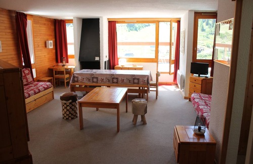 Plagne Centre Apartamento | Apartamento 10 personas Plagne Bellecôte con terraza al pie de las pistas