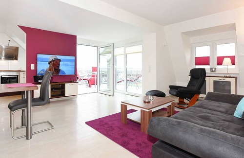 Bensersiel Apartamento | Apartamento 12 - Meckis suites panorámicas en la residencia Waterkant