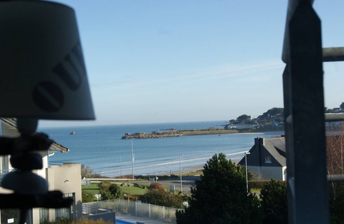 Trevou-Treguignec Apartamento | Apartamento 6/2 pers vistas panorámicas al mar, playa 50m
