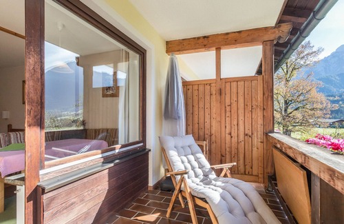 Unterschonau Apartamento | Apartamento "3 Apartment mit Gartenblick" con vistas a la montaña, balcón privado y Wi-Fi