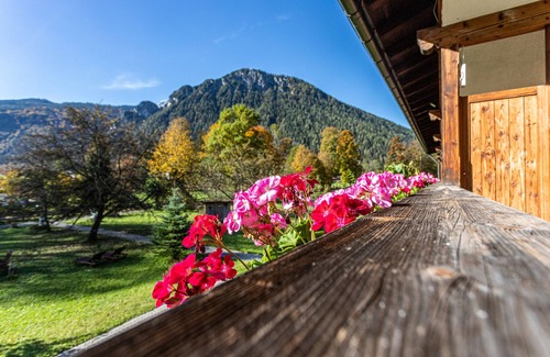 Unterschonau Apartamento | Apartamento "3 Apartment mit Gartenblick" con vistas a la montaña, balcón privado y Wi-Fi
