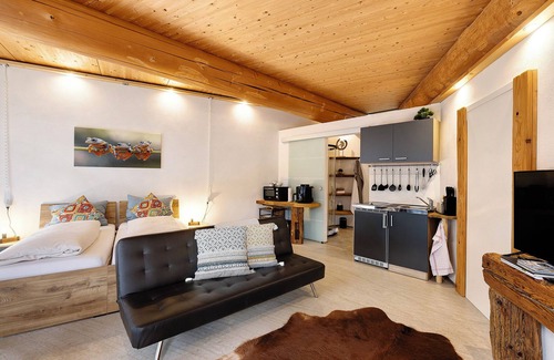 Rosenfeld Apartamento | Apartamento '-3-die Drei, Studio 35qm' con terraza privada, jardín compartido y Wi-Fi