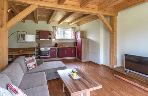 Burg-Dorf Apartamento | Apartment 3, sleeping gallery, living room/kitchenette, shower/WC (from 12 years) - Froschkönig Ferienhaus