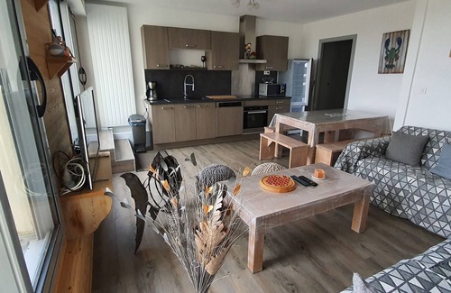 Grandcamp-Maisy Apartamento | Apartamento 6/8 personas max. Vista al mar y puerto en Normandia WIFI GRATIS