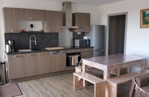 Grandcamp-Maisy Apartamento | Apartamento 6/8 personas max. Vista al mar y puerto en Normandia WIFI GRATIS