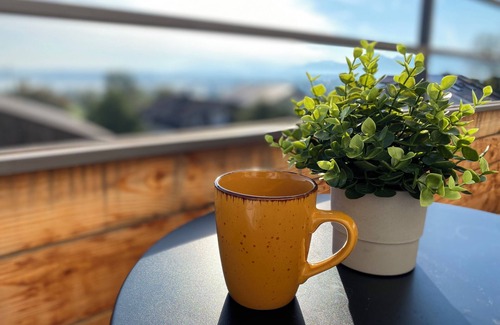 Rimsting Apartamento | Apartment 60sqm with balcony and mountain view