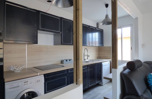 Valras-Plage Apartamento | Apartamento 85m², vista al mar, totalmente reformado, se admiten mascotas, mar 50 m