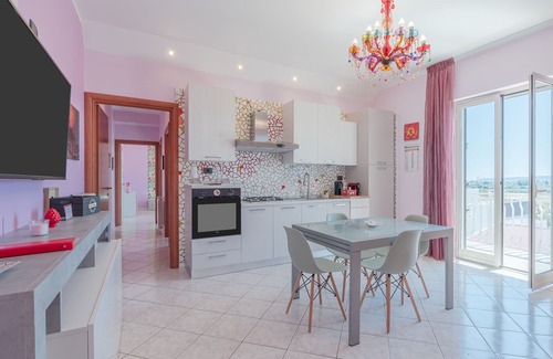 Floridia Apartamento | Apartamento 'A Casa Mia' con vistas al mar, Wi-Fi y aire acondicionado