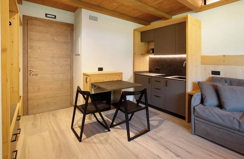 Livigno Apartamento | Apartamento 'Agriturismo Bosco D'oro 2' con vistas a la montaña, jardín compartido y Wi-Fi