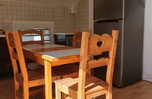 Aime Apartamento | Apartamento 'Appartement Aime La Plagne' con vistas a la montaña, balcón y Wi-Fi