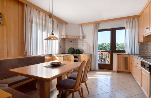 Aldino Apartamento | Apartamento 'Aldeinerhof 5' con vistas a la montaña, terraza compartida y Wi-Fi
