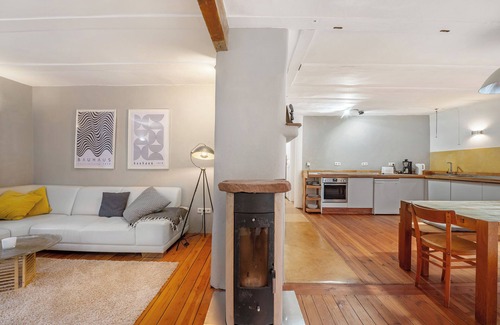 Dernbach Apartamento | Apartamento 'Alte Mühle In Dernbach' con terraza privada, jardín compartido y Wi-Fi