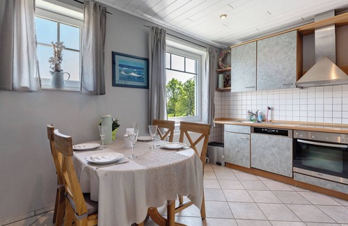 Schalkholz Apartamento | Apartamento 'Alte Schule Schalkholz' con jardín compartido y Wi-Fi