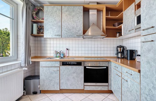 Schalkholz Apartamento | Apartamento 'Alte Schule Schalkholz' con jardín compartido y Wi-Fi