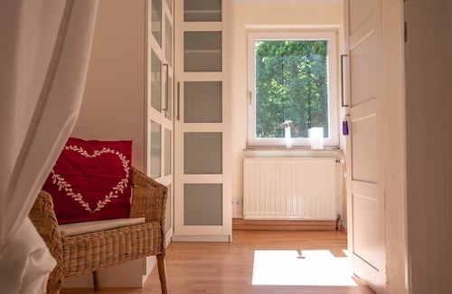 Schotten Apartamento | Apartamento 'altes forsthaus schotten' con jardín compartido, balcón y Wi-Fi