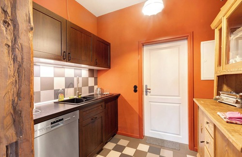Huttenrode Apartamento | Apartamento 'Altes Pfarrhaus - Wohnung Farbwelt' con jardín privado y Wi-Fi