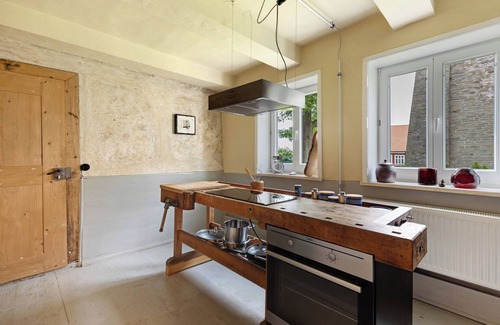 Huttenrode Apartamento | Apartamento 'Altes Pfarrhaus - Durchblick' con jardín privado y Wi-Fi