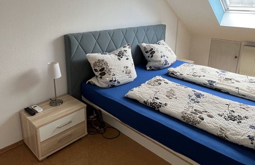 Mainz-Bingen Apartamento | Apartamento 'Am Keßlersberg' con balcón, Wi-Fi y aire acondicionado