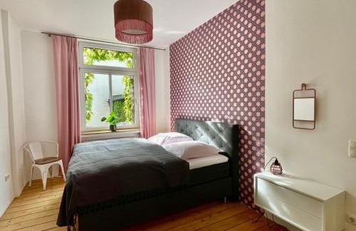Ruhrort Apartamento | Apartment "Am Rheinorange" LOFTSTYLE, 75 Zoll TV, Netflix & Prime, Boxspringbett