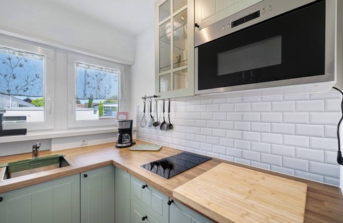 Langenargen Apartamento | Apartamento 'Andrea' con balcón y Wi-Fi