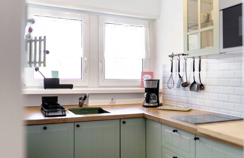 Langenargen Apartamento | Apartamento 'Andrea' con balcón y Wi-Fi