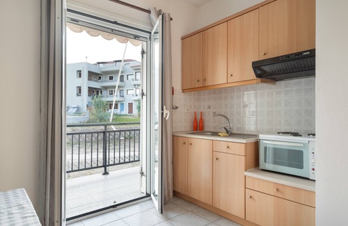 Lixouri Apartamento | Apartamento 'Anna's House 4 Lixouri Kefalonia' con vistas al mar, Wi-Fi y aire acondicionado