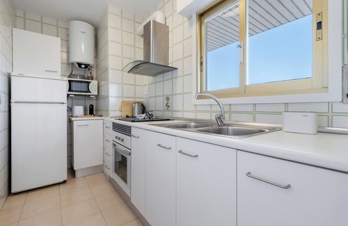 Centro de Salou Apartamento | Apartamento 'Apartamento Ct' con piscina compartida, Wi-Fi y aire acondicionado