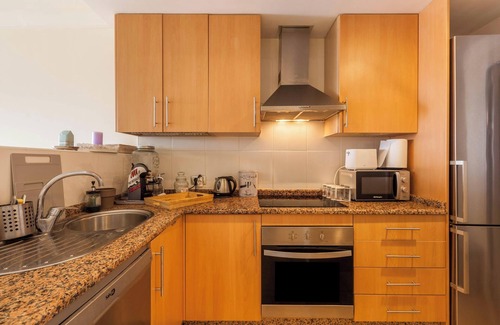 Poris de Abona Apartamento | Apartamento "El Porís" con vistas al mar, piscina compartida, jardín y Wi-Fi