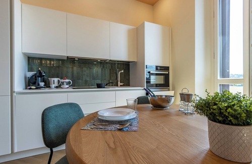 Cascina dei Pomi Apartamento | Apartamento 'Appartamento Martini' con balcón, Wi-Fi y aire acondicionado