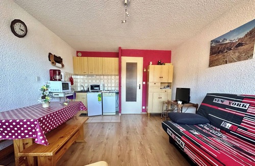 Habere-Poche Apartamento | Apartamento 'Appartement Sous Berthet - 4 Pers' con vistas a la montaña, balcón y Wi-Fi