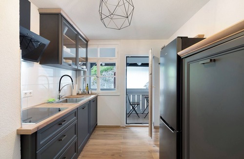 Buehlertal Apartamento | Apartamento 'Appartement Waldblick' con vistas a la montaña, jardín compartido y Wi-Fi