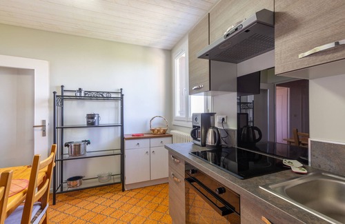 Trevignin Apartamento | Apartamento 'Appartement Pointe De La Sambuy' con vistas a la montaña, terraza compartida y Wi-Fi