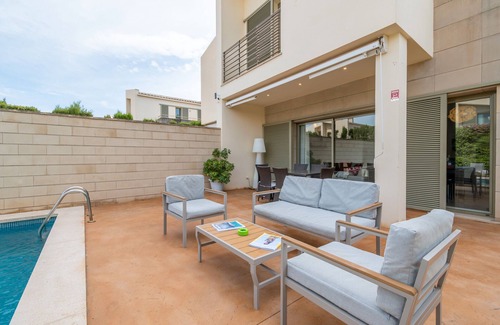 Puig de Ros Villa | Apartamento 'Astur - Moderno Chalet Con Piscina' con piscina privada y aire acondicionado