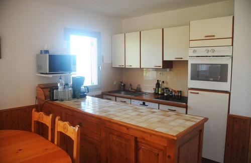 Vallandry Apartamento | Apartamento a pie de pista con garaje en edificio de dos pisos.