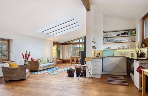 Horst Apartamento | Apartamento 'Atelierwohnung Hof Kranichmoor' con terraza privada, jardín compartido y Wi-Fi