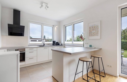 Bad Essen Apartamento | Apartamento 'Auszeit am Wiehengebirge' con vistas a la montaña, terraza privada y Wi-Fi