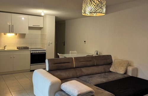 Castelnau-le-Lez Apartamento | Apartment bedroom + sofa bed
