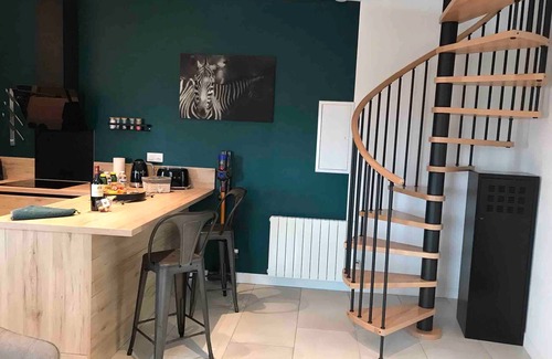 Bourg-sur-Gironde Apartamento | Apartamento 'Bellevue' con Wi-Fi y aire acondicionado