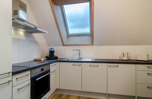 Stockach Apartamento | Apartamento 'Appartement Bergblick' con vistas a la montaña, terraza compartida y Wi-Fi