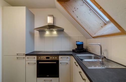 Stockach Apartamento | Apartamento 'Appartement Bergblick' con vistas a la montaña, terraza compartida y Wi-Fi
