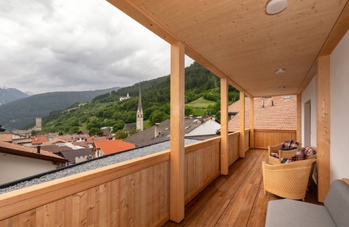 Burgusio Apartamento | Apartamento 'Bergfreiheit 1' con vistas a la montaña, terraza compartida y Wi-Fi