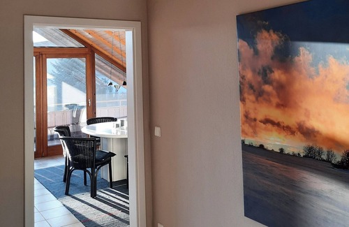 Frommern Apartamento | Apartamento 'Bilderhaus' con vistas a la montaña, jardín compartido y Wi-Fi