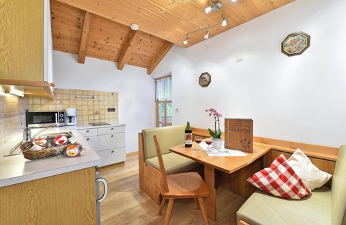 Sluderno Apartamento | Apartamento "Birkenhof - Wohnung Ortler" con vistas a la montaña, balcón y Wi-Fi